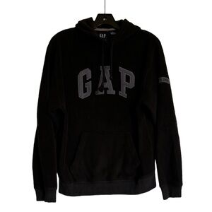 GAP Vintage Logo Hoodie in Black and Gray